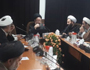 دیدار صمیمی استاد حسینی قزوینی و جمعی از اساتید سطوع عالی حوزه علمیه